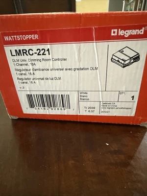Watt Stopper LMRC-221 Digital Room Controller RJ-45 Universal Dimming 120/277V - Image 1 of 3