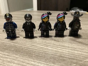 LEGO Movie Minifigure Lot Wyldstyle Executron Robo Swat Sheriff Authentic Lot - Picture 1 of 8