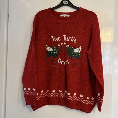 Next Women’s Ladies Jumper  Christmas Size   Uk 20 - Image 1 of 4