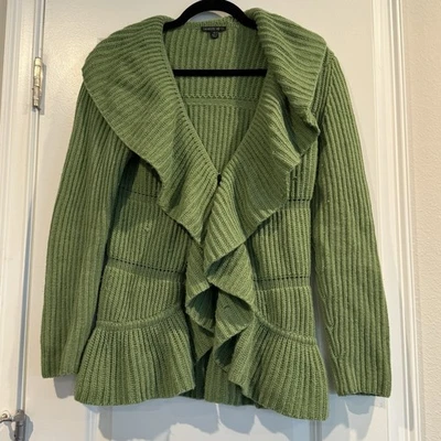 Cárdigan verde para mujer Lafayette 148 New York talla P cachemir, lana merino Foto 1 de 4