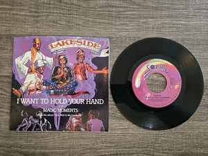 Lakeside – I Want To Hold Your Hand / Magic Moments 7" 45 w/PS - Picture 1 of 2
