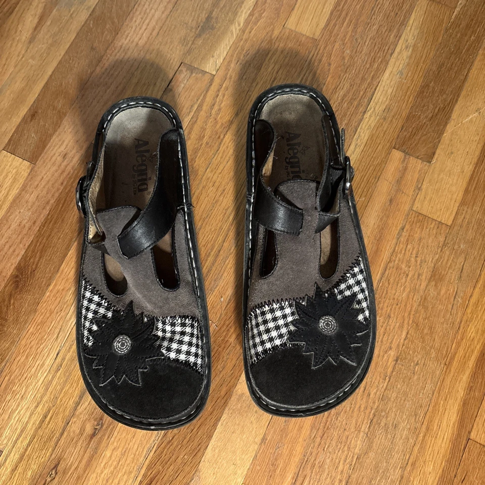 Chinelo Alegria PG Lite ALG 945 Feminino Clássico Preto Xadrez Couro Camurça Tamanho 41 - Imagem 1 de 4