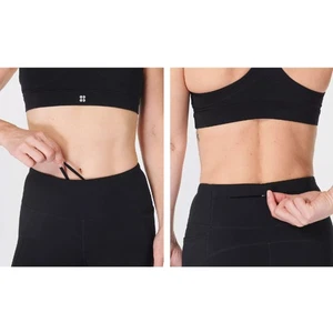 Sweaty Betty Power 7/8 High Waist Black Leggings Gym Sculpting Pockets Small - Picture 1 of 10
