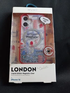 Brand New / MVMT Liquid Glitter Magnetic Case / London / iPhone 16 - Picture 1 of 4
