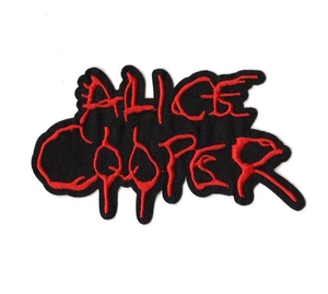 Alice Cooper Iron-on & Sew-on Patch | American Hard Rock Heavy Metal Band Logo - Picture 1 of 1