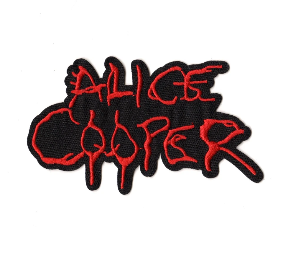 Alice Cooper Iron-on & Sew-on Patch | American Hard Rock Heavy Metal Band Logo - Image 1 of 1