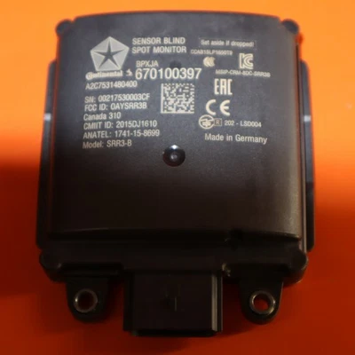 MASERATI LEVANTE BLIND SPOT SENSOR REAR GHIBLI 2017 2018 2019 2020 67010039 - Imagen 1 de 4