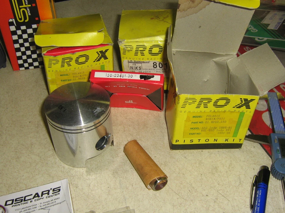 polaris indy 650 1988-1995 pro-x  piston kits 1,50 mm oversise .060 free ship - Image 1 of 1