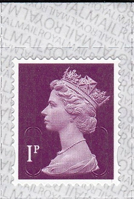 QE2 - 2020 MNH 1p With Overlay M20L MAIL from Counter Sheet Bp (sL) - Image 1 of 1