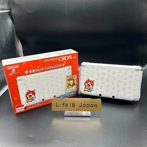 Nintendo 3DS LL Yo-kai Watch Jibanyan Limited Edition Console Bundle RARE JP - Picture 1 of 19
