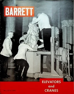 Barrett Cravens Elevators & Cranes Catalog 4951 Chicago 1949 Hoist Platform - Picture 1 of 7