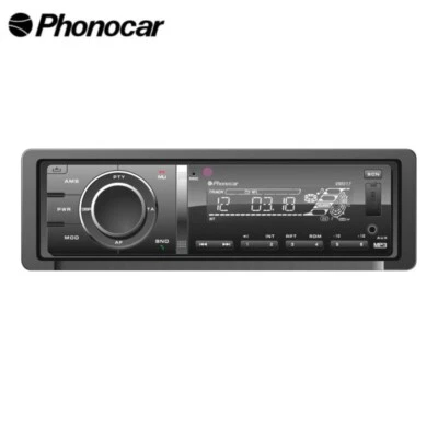 Autoradio Phonocar VM017 1 DIN Bluetooth MP3 USB per Auto 4x40W Ingresso AUX - Immagine 1 di 4