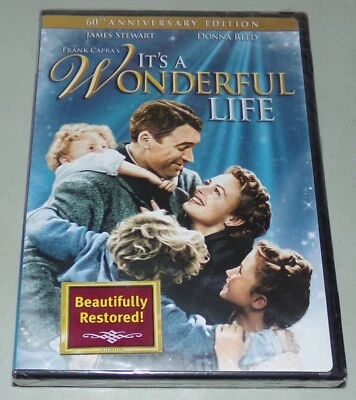 Its a Wonderful Life (DVD, 2006, 60th Anniversary Edition) James Stewart NEW - Image 1 of 3