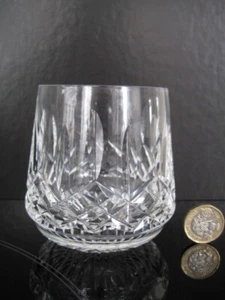 VASO DE WHISKY WATERFORD CRISTAL CORTE DISEÑO LISMORE ROLY BASE POLI 9 oz - Imagen 1 de 13