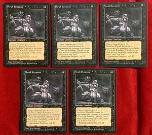 MTG Magic the Gathering Thrull Retainer CCG Card x5 Wizards of the Coast 1994 - Picture 1 of 3