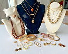 Lot Of Gold Tone Jewelry Necklaces, Bracelets & Earrings    (DMZ)