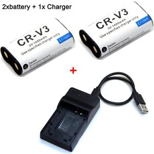 Battery / Charger For Olympus Camedia C-180 D-435 D-100 D-150 ZOOM C-1 D-230 - Picture 1 of 7