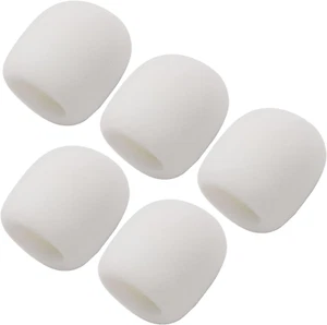 Fielect 5Pcs Microphone Cover Sponge Foam Mic Cover Handheld Microphone Windscre - Picture 1 of 7
