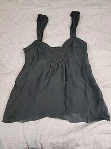 Rock & Repulic Damen Gr. 00 grau fließendes Kleid Tanktop N1#12 - Bild 1 von 8