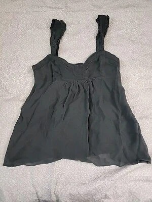 Rock & Repulic Women's Size 00 Gray Flowy Dress Tank Top N1#12 - Image 1 of 4