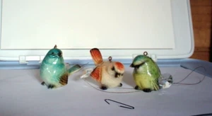 Three Different Hanging China Birds With Suncatchers 1 - Picture 1 of 2