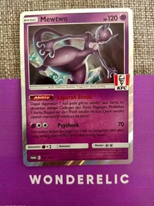 Mewtwo KFC Promo 184/SM-P Pokemon Indonesia Exclusive Cards EX-LP - Picture 1 of 1