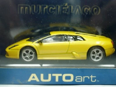 WOW EXTREMADAMENTE RARO Lamborghini Murcielago LP 620 2002 Amarillo 1:64 Auto Art-CM'S Foto 1 de 4