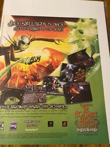 2005 Nightmare Before Christmas Video Game ad - Picture 1 of 1