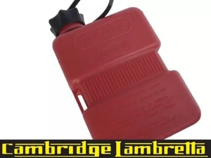 1ltr Red Petrol Fuel Can neat & small Lambretta Vespa Scooter Car Van Mower - Picture 1 of 2