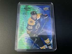 2022-23 UD Allure Color Flow SP Green/Blue Spectrum Marc McLaughlin 42/50 Bruins