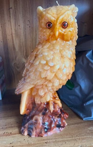 10.5” Owl Candle Handmade Unused Gatlinburg, TN - Picture 1 of 3
