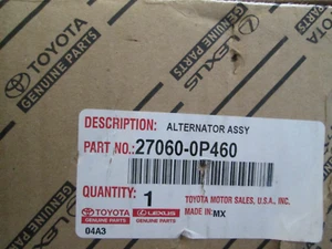 Toyota Tacoma Alternator V6 3.5L 2021 to 2023 OEM Reman 27060-0p460 - Picture 1 of 7