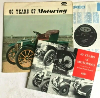 60 Years Of Motoring - Automotive History - Raymond Baxter Argo Vinyl LP 1962 - Image 1 of 4