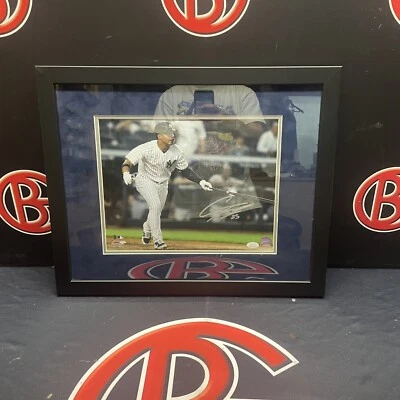 Gleyber Torres Signed New York Yankees Framed 11x14 Photo Autographed JSA - Image 1 of 3