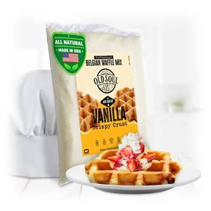 OldSoul Belgian Waffle Mix | 5 lbs | Belgian Batter Mix | 28 Vanilla Waffles - Picture 1 of 8