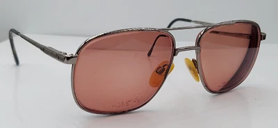 Gafas de sol vintage Marchon Gunmetal Pilot de metal SOLO MARCOS Foto 1 de 4