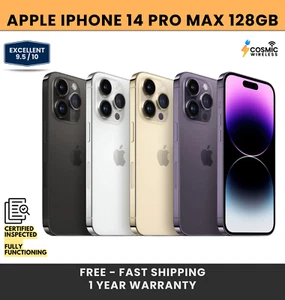 Apple iPhone 14 Pro Max 128GB Sbloccato 5G (GSM + CDMA) - Ottimo - Foto 1 di 11