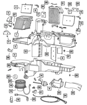 Actuador de puertas Dodge Chrysler OEM 94-01 RAM 1500 5104879AA Foto 1 de 2
