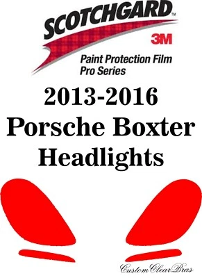 3M Scotchgard Paint Protection Film Pro 2013 2014 2015 2016 Porsche Boxster - Image 1 of 3