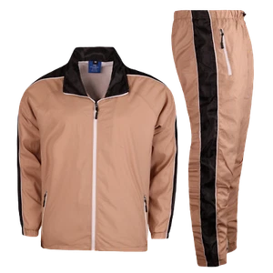 MEN'S 2 PIECE CLASSIC SOLID STRAIGHT LEG MESH WINDBREAKER W/DRAWSTRINGS - Picture 1 of 41