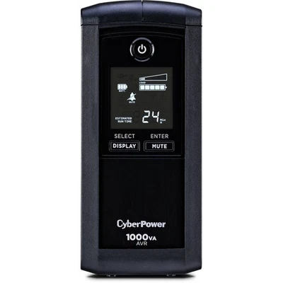 CyberPower CP1000AVRLCD-R 1000VA/600W UPS - New Battery Certified Refurbished - Image 1 of 4