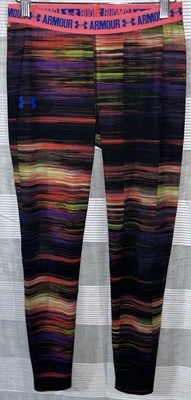 UNDER ARMOUR YOUTH GIRLS HEAT GEAR PRINTED CAPRIS Youth XL 11x28 - Image 1 of 3