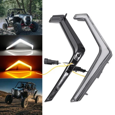 Luz de acento de colmillo ámbar y blanco para Polaris RZR XP 1000 2019-23/Turbo S 2884871 Foto 1 de 4