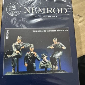 1/35 Nemrod 35009 June 1944 German Tankers 4 Figures New Sealed In Cellophane - Picture 1 of 1