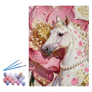 DIY Digital Painting, Farbiges Ölgemälde Heilung Schlafzimmer Gemälde - Bild 1 von 21