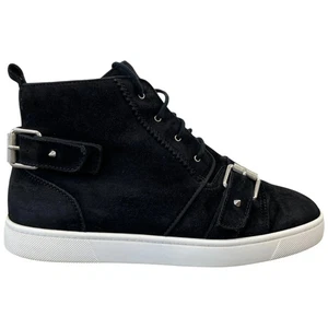 Christian Louboutin Hombre Nono Correa Entrenadores Altos Negro EU 41 / UK 7 - Imagen 1 de 16