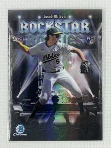 2025 Bowman Jacob Wilson Rockstar Rookies RC Rookie #RR-16 Athletics - Bild 1 von 2