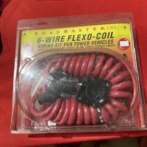 Roadmaster 146 Flexo-Coil Power Cord. 6-Wire. Expands Over 8’ - Picture 1 of 7