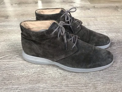 Cole Haan Grand Os Hombres Talla 10 M Marrón Gamuza Chukka Botines C26184 Foto 1 de 4