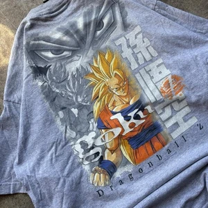 Vintage 1999 90s Dragon Ball Z Goku Anime Cartoon T-Shirt Adult Size XL VTG - Picture 1 of 8